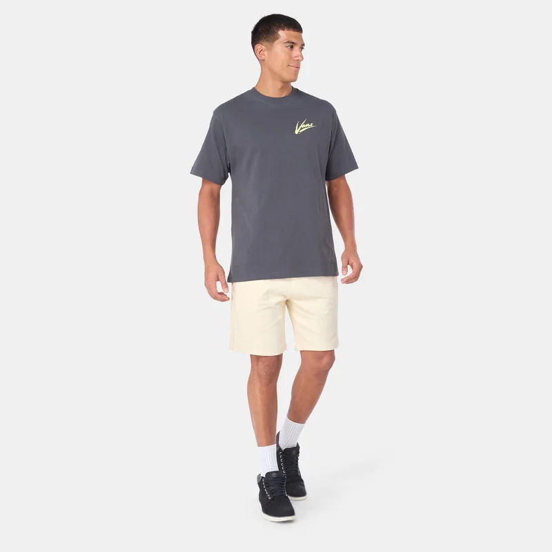 VANS Yellow Men's Brush Script T-Shirt for Men | Best Price UAE
