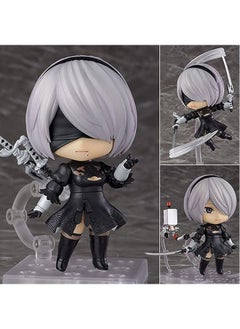 General Nier: Automata Yorha No. 2 Type B Anime Action Character Toys Anime Fan Model Statues Anime Somorabilia/Collectibles/Crafts Decoration Toys Gifts/10 cm  - Image 1
