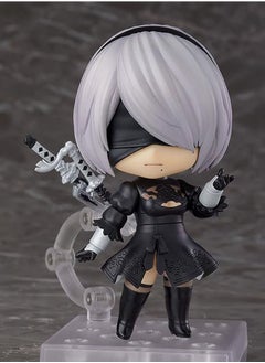 General Nier: Automata Yorha No. 2 Type B Anime Action Character Toys Anime Fan Model Statues Anime Somorabilia/Collectibles/Crafts Decoration Toys Gifts/10 cm  - Image 4
