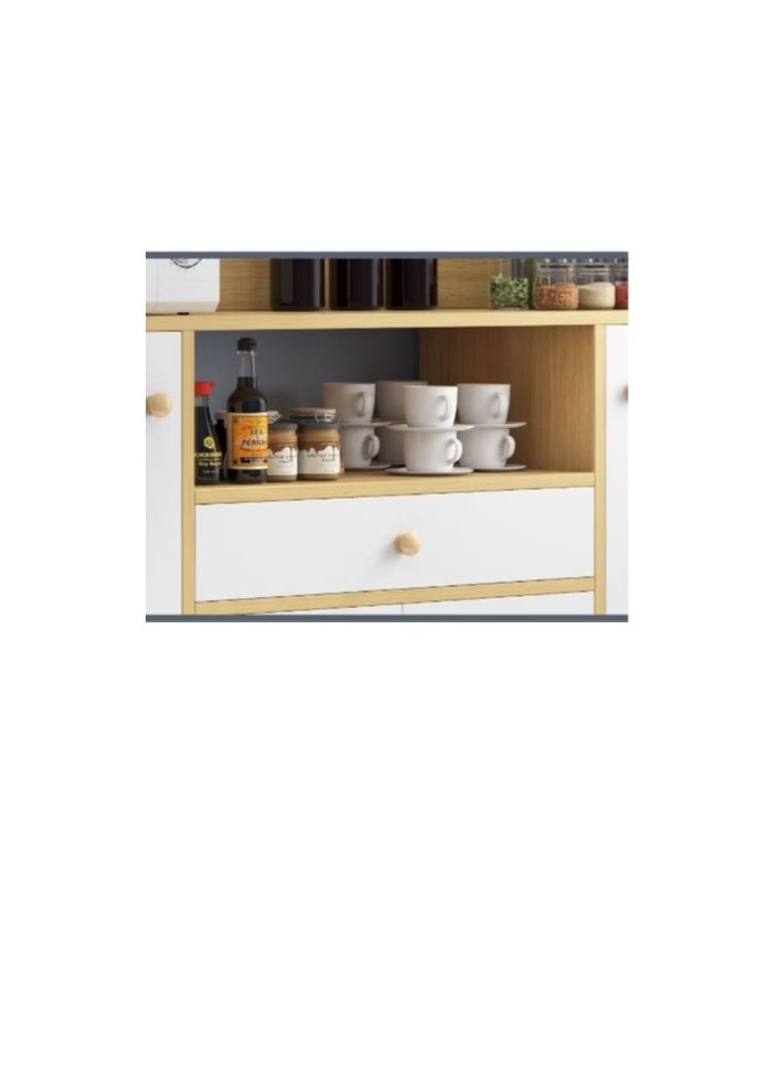 Generic Entryway lockers, storage units with doors dining cabinets, drawer cabinets bedroom kitchen multi-layer lockers(CDA5-White)  - Image 4