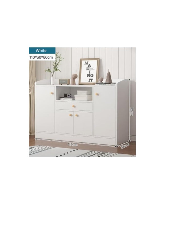 Generic Entryway lockers, storage units with doors dining cabinets, drawer cabinets bedroom kitchen multi-layer lockers(CDA5-White)  - Image 2
