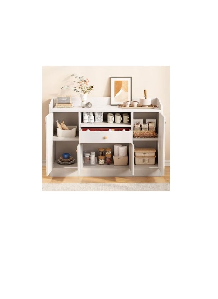 Generic Entryway lockers, storage units with doors dining cabinets, drawer cabinets bedroom kitchen multi-layer lockers(CDA5-White)  - Image 3