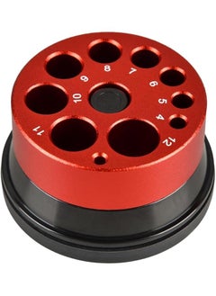 Drill Dust Collector Cap Aluminum Alloy+ Abs Dust Cover Collector With 9 Apertures Dust Quick Remove Woodworking Reduce Noise Easily Use For Power Drill Dust Catcher Drill Hole Cove