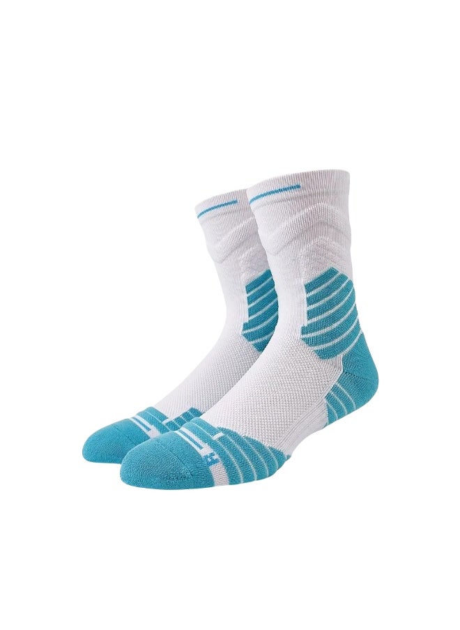 KUYING Fashion Anti Slip Breathable Sports Socks Six Piece Set 