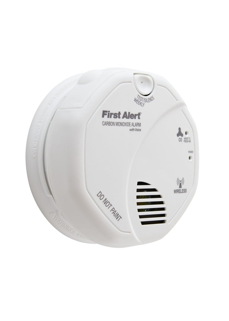 First Alert BRK CO511 Carbon Monoxide (CO) Detector Wireless Interconnected with Voice and Location - Image 1