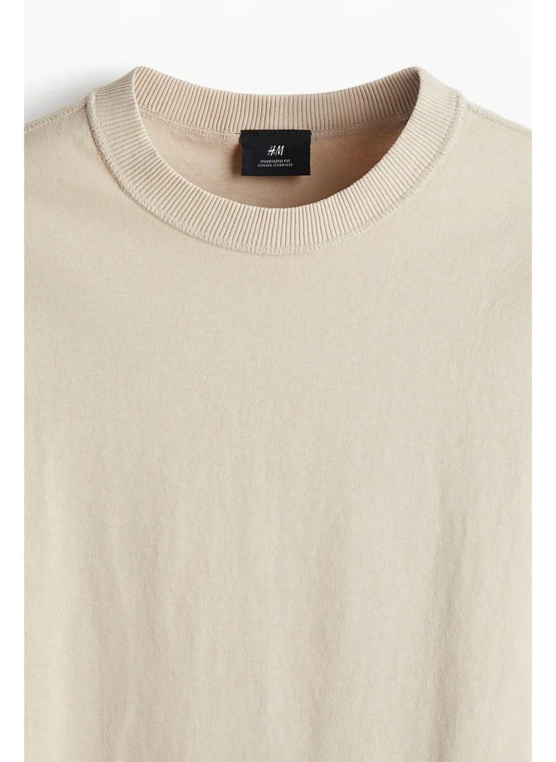 اتش اند ام Boxy Fit Washed T-shirt