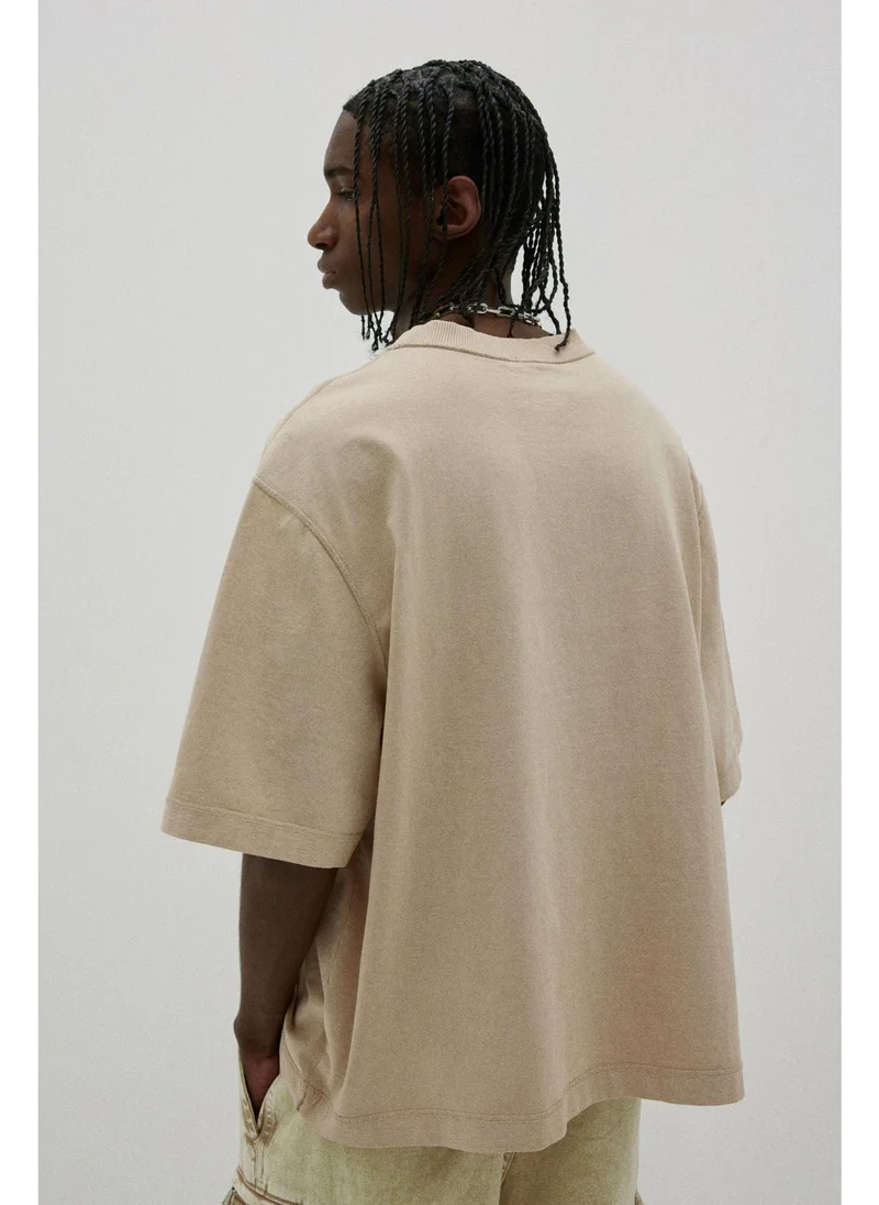 اتش اند ام Boxy Fit Washed T-shirt