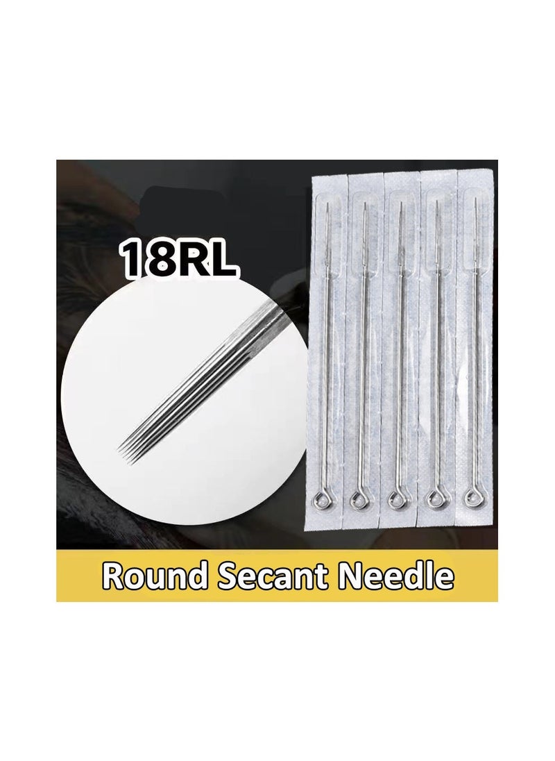 Generic 5-Pieces/Set Disposable Round Liner Sterile Tattoo Needles,Size 18RL  - Image 4