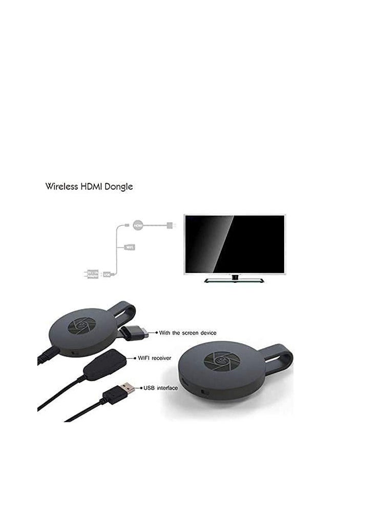 RDN - Wireless HDMI Streaming Stick Display Mini Dongle Adapter, 4K Ultra HD WiFi Streaming Video Receiver for Chrome/Android/iOS/PC/TV/Monitor/Projector Devices, Supports Miracast Airplay DLNA - Image 1