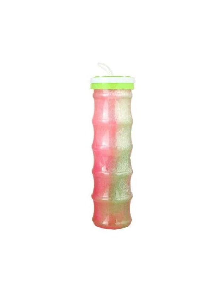 Animal Print Slime Bottle with Cap for Kids - Multicolor (Green * Punk) 