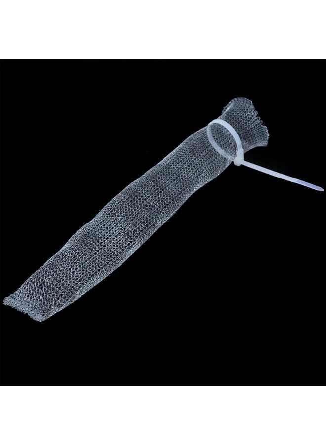 Wobe 12 Pack Washing Machine Lint Traps with 12 Nylon Cable Ties, Wobe Laundry Mesh Washer Sink Drain Hose Screen Filter the Laundry Water Lint Trap Snare Net Rustproof Lint Catcher - Image 4