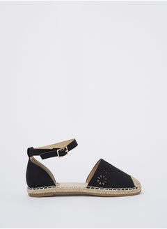 JOVE Women's Casual Espadrilles BLACK