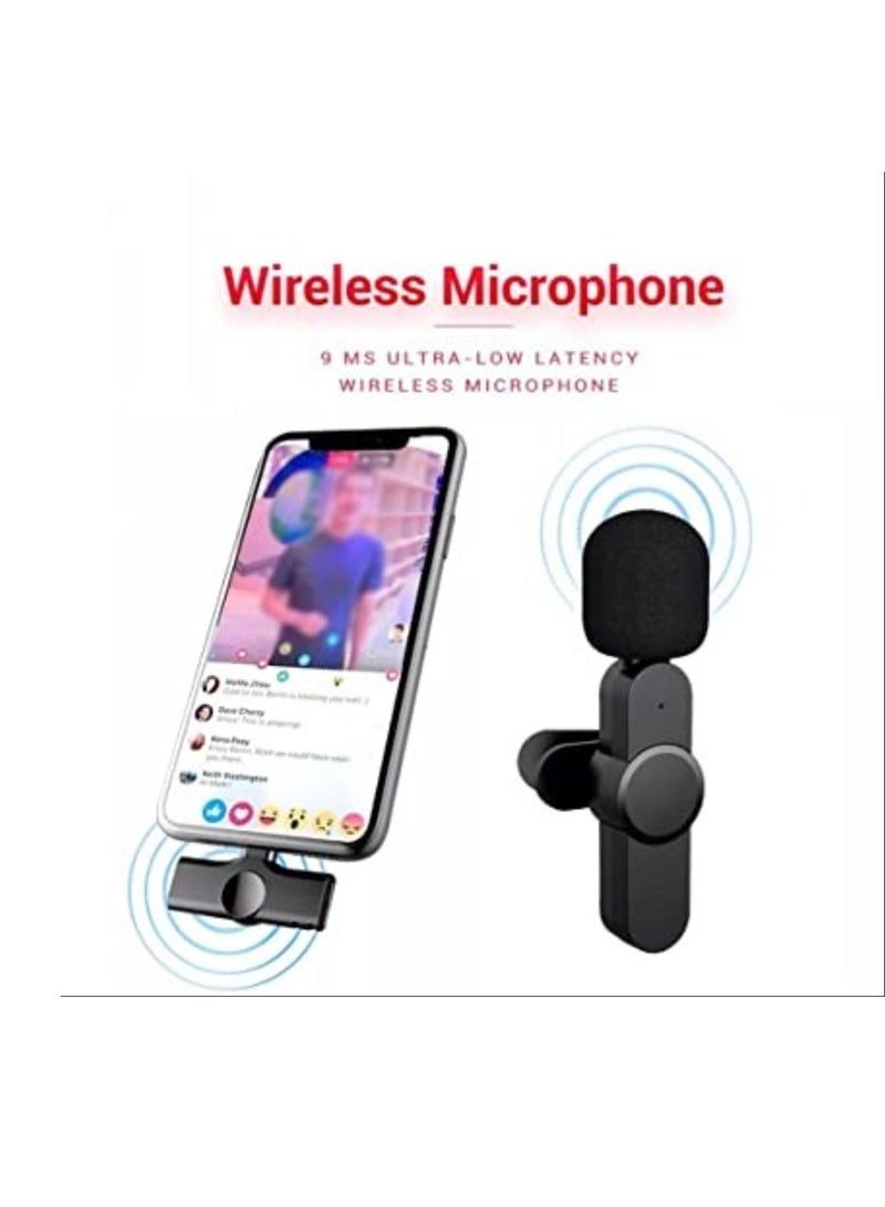 2 in 1 iphone or type-c Wireless Lavalier Microphone For IPhone, Plug Play, Portable Audio Video Recording Mic for Youtube, Live Stream, Vlog, Interview, Laptops PC - Image 3