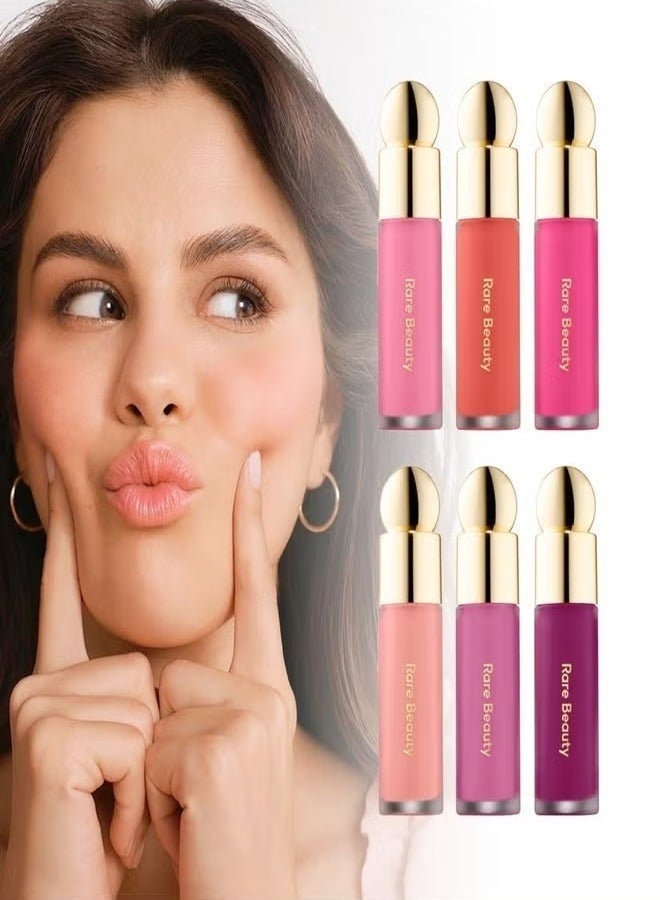 Rare Beauty by Selena Gomez Soft Pinch Liquid Blush – Hope - Nude Mauve , 7.5ml) | Weightless, Long-Lasting, Buildable Liquid Blush for a Natural, Radiant Glow - Image 4