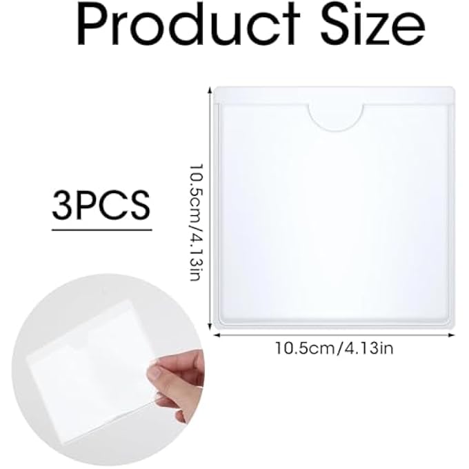 rayihni 4Pcs Car Permit Holder Self Adhesive Car Permit Holders Permit Holder for Car Windscreen Parking Permit Holder Parking Permit Holders for Car Van Caravan Windscreen - Image 2