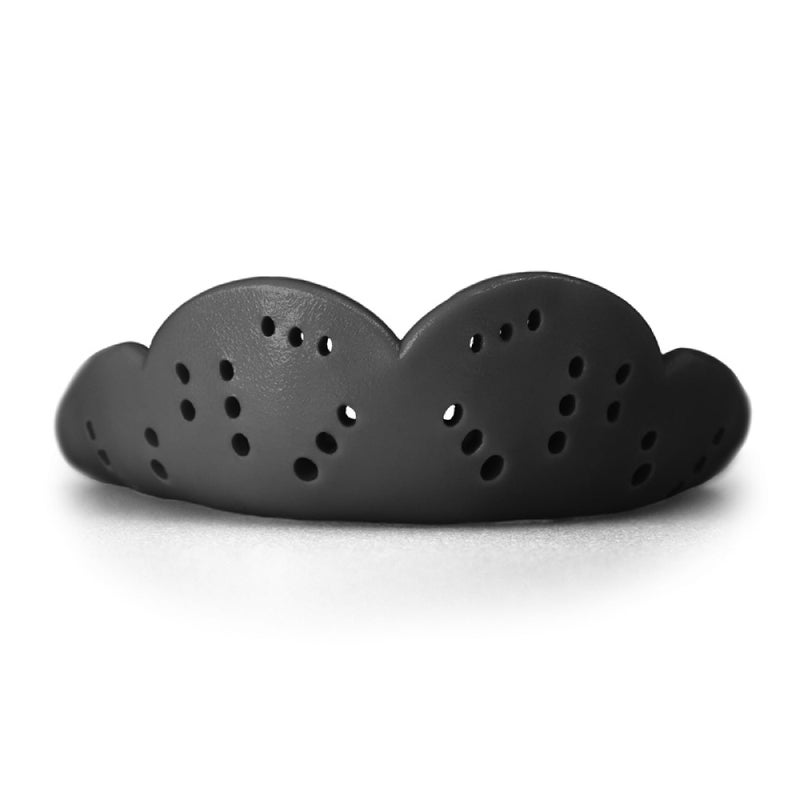 SISU Max Mouthguard, Charcoal Black - 2.4mm Thin - Custom-Molded Fit - Slim Design - Remoldable Up to 20 Times - for Impact Sports - Non Toxic - Works with Braces - Image 1