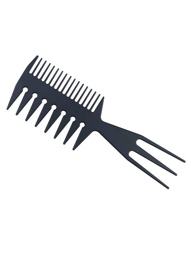 KOENWEENI Slickedback Combs 3 In 1 Fish Tail Bone Shape Hair Extensions Detangling Styling Coloring Comb For Salon Barbers Mohawk Undercut Bowl Cut Quiff - Image 1