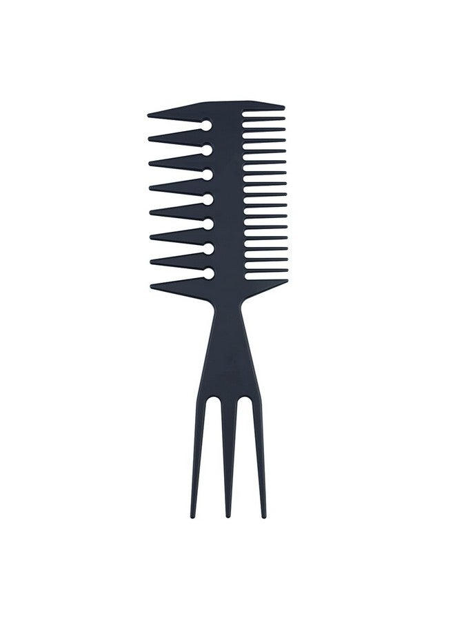 KOENWEENI Slickedback Combs 3 In 1 Fish Tail Bone Shape Hair Extensions Detangling Styling Coloring Comb For Salon Barbers Mohawk Undercut Bowl Cut Quiff - Image 3
