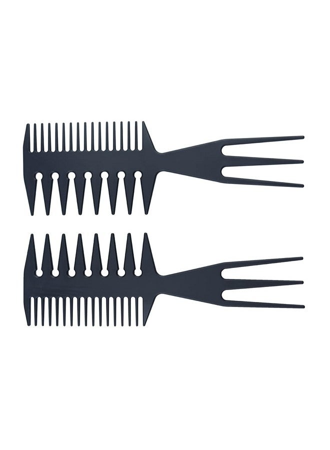 KOENWEENI Slickedback Combs 3 In 1 Fish Tail Bone Shape Hair Extensions Detangling Styling Coloring Comb For Salon Barbers Mohawk Undercut Bowl Cut Quiff - Image 4