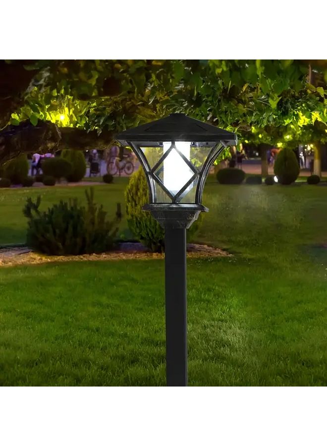 أضواء مسارات شمسية برونزية بيضاء مزدوجة الاستخدام مع مصباح LED معلق للعشب - Image 2