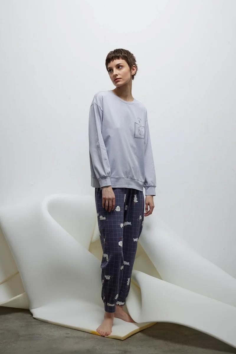 Hays Women's Cotton Long Sleeve Pajama Set