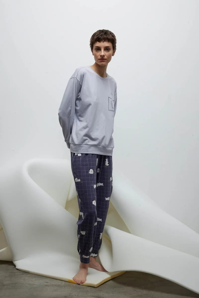 Hays Women's Cotton Long Sleeve Pajama Set