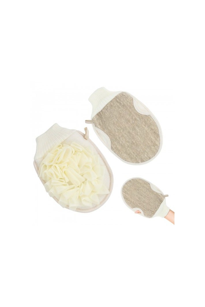 Exfoliating Bath gloves16×24 cm Reusable Bath Scrubber Spa Skin Care - Image 1