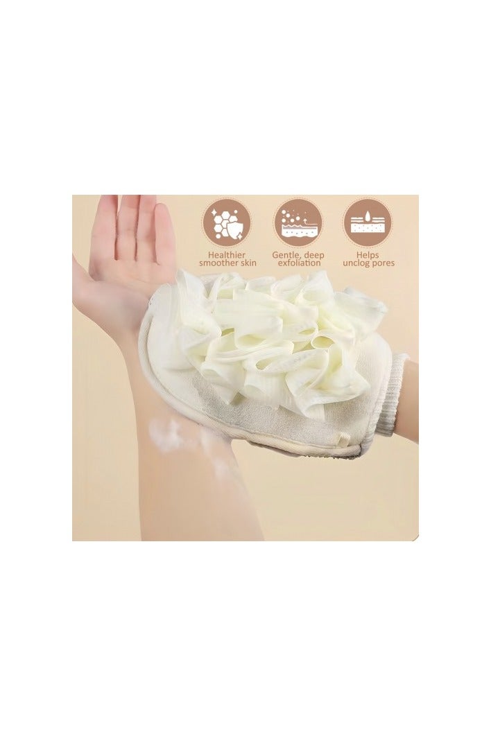 Exfoliating Bath gloves16×24 cm Reusable Bath Scrubber Spa Skin Care - Image 4