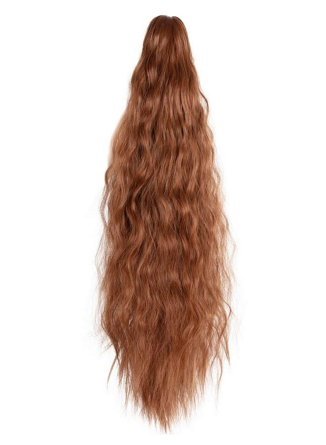 FUT Womens Claw Ponytail Clip In Hair Extensions 21 Inches Long Corn Hairpiece - Image 3