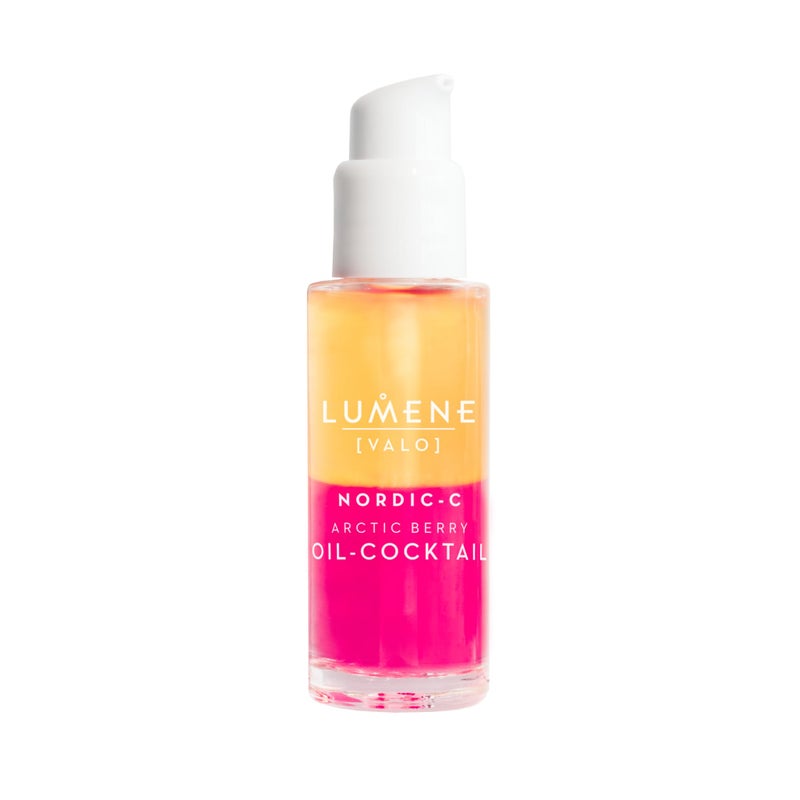 Lumene Nordic-C [Valo] Arctic Berry Face Oil - Antioxidant-Rich, Hydrating Serum with Vitamin C, Vitamin E & Hyaluronic Acid - Replenishes and Plumps Dry Skin - Vegan Skin Care (30 ml) - Image 1