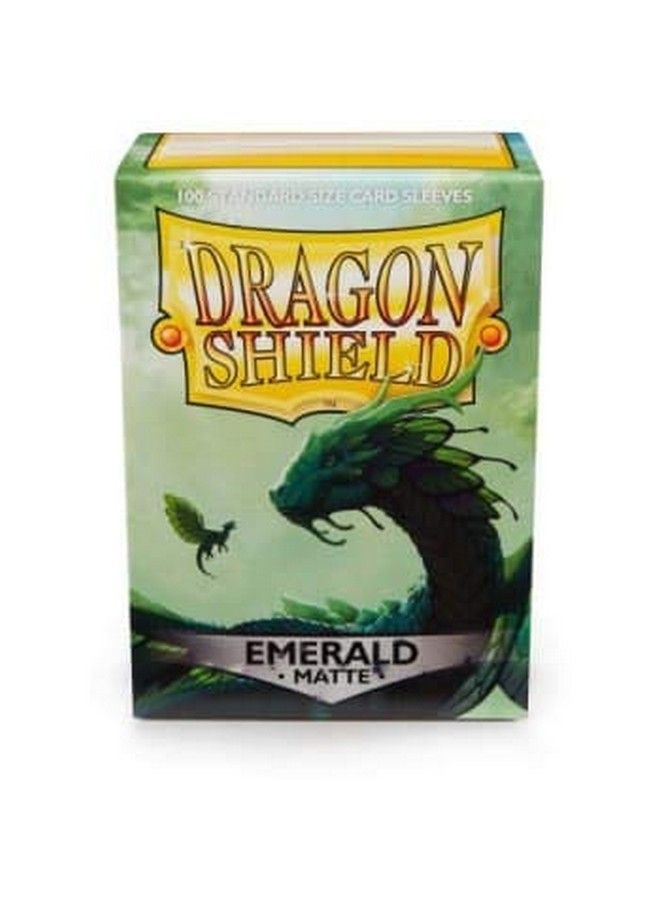 dragon shield 100 عدداً من أكمام حماية سطحية غير لامعة بحجم قياسي (غير لامع زمردي) - Image 3