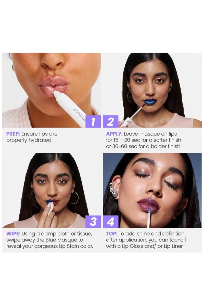 Wonderskin Wonder Blading Lip Stain Peel Off Masque (Whimsical Masque) - Image 3