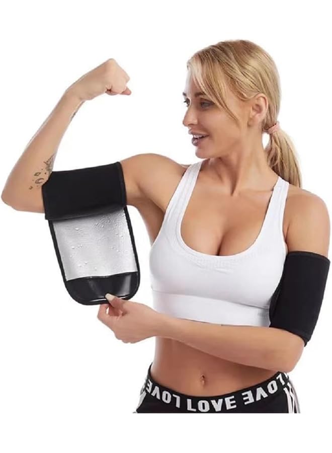 Arm Slimmers Lose Arm Fat for Women, Compression Wraps Arm Trimmers for Weight Loss, 1 Pair Arm Weights Shaper Bands Adjustable Arm Trainer for Sports Workout