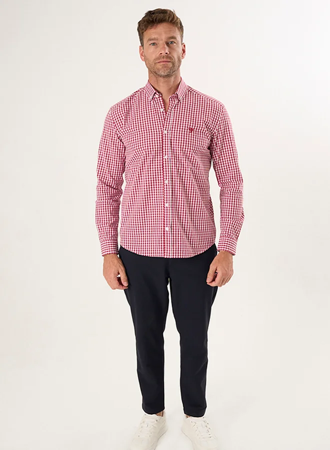 FELIX HARDY Plaid Long Sleeve Shirt
