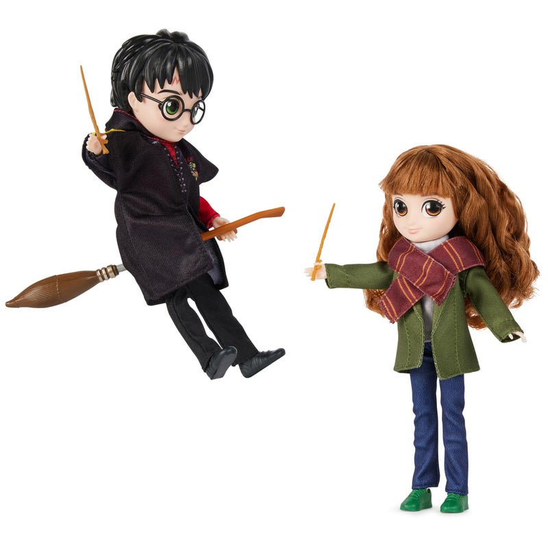 Wizarding World Harry Potter, 8-inch Harry Potter & Hermione Granger Dolls & Accessories Gift Set, over 20 Pieces, Kids Toys for Ages 6 and up - Image 4