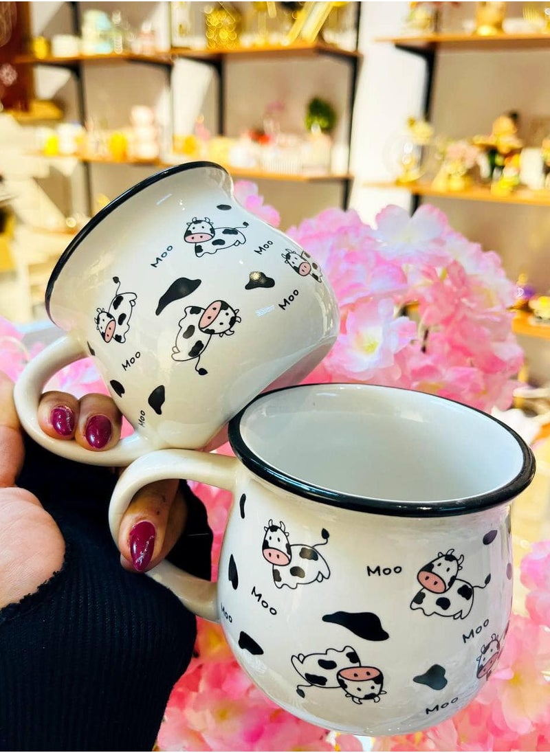 Generic - A cow mug  Distinctive and new shape 1pcs Multicolore - Image 1