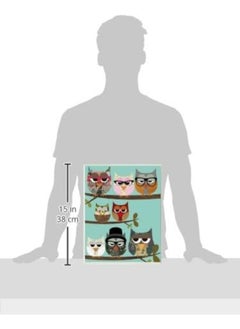 Stupell Industries Stupell Industries The Kids Room by Professional Owls On A Branch Rectangle Wall Plaque  - Image 2