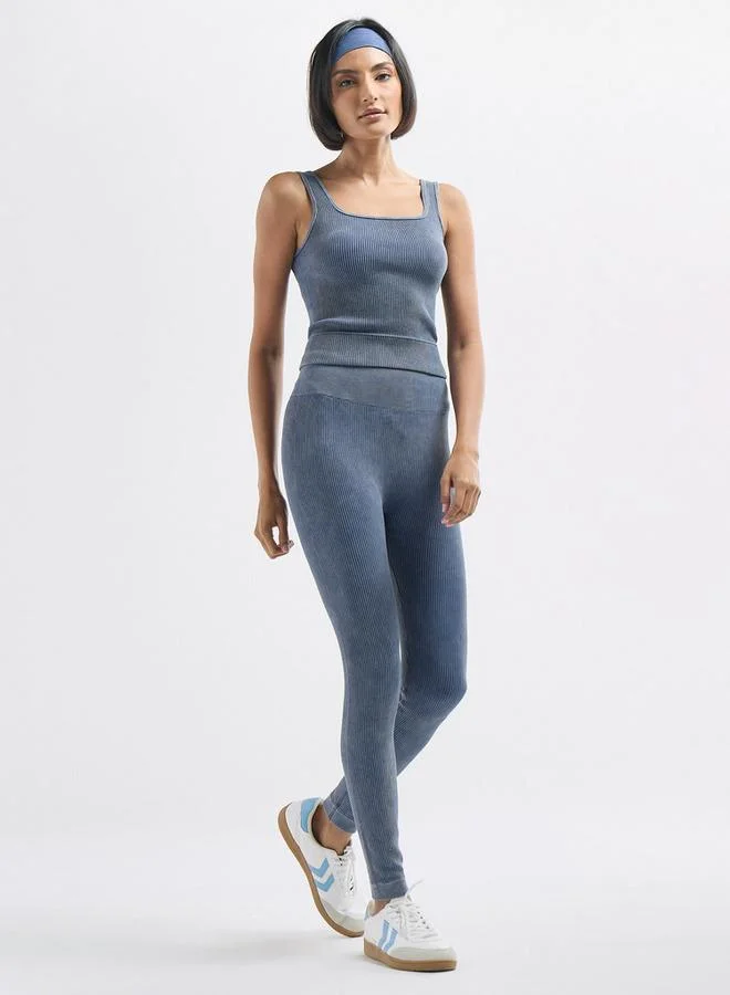 Splash FAV Ribbed Leggings with Elasticated Waistband