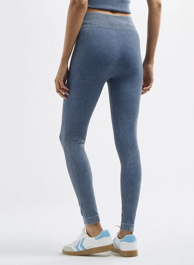 Splash FAV Ribbed Leggings with Elasticated Waistband