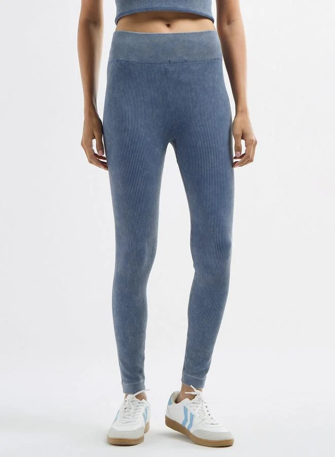 Splash FAV Ribbed Leggings with Elasticated Waistband