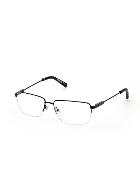 Men's Rectangular Eyeglass Frame - TB173500257 - Lens Size: 57 Mm