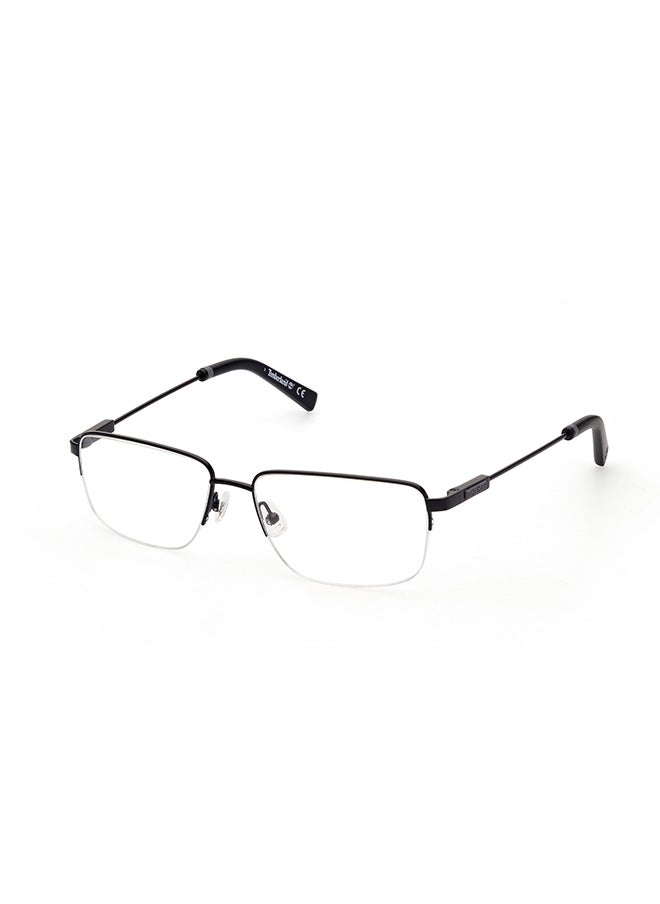 Timberland - Men's Rectangular Eyeglass Frame - TB173500257 - Lens Size: 57 Mm - Image 1