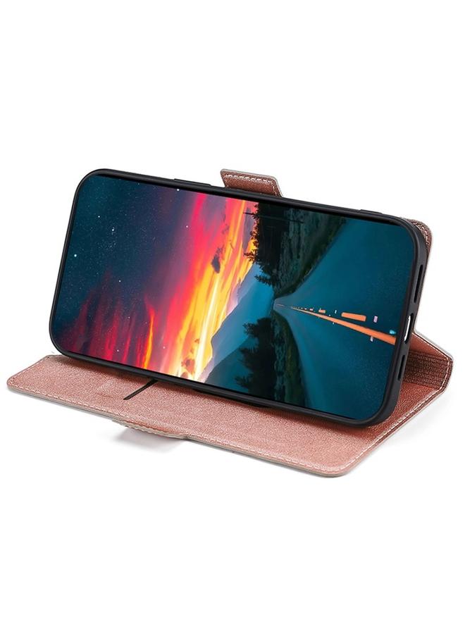 S-TOP Case For iPhone 16 Pro Max Ultra-thin Voltage Side Buckle Horizontal Flip Leather Phone Case - Image 4