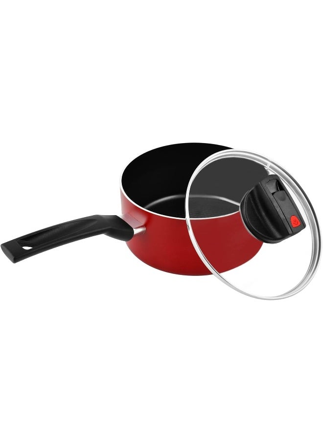 Prestige Prestige Safecook With Nonstick Saucepan, Red, 20 cm, Aluminum  - Image 4