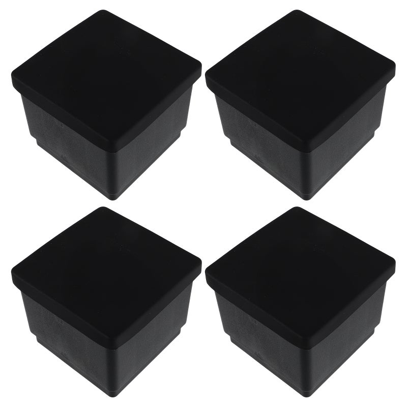 4pcs Rubber Furniture Caster Cups Anti Sliding Furniture Pads Bed Floor Protectors for Bed Couch Table Chair Stoppers - Image 1