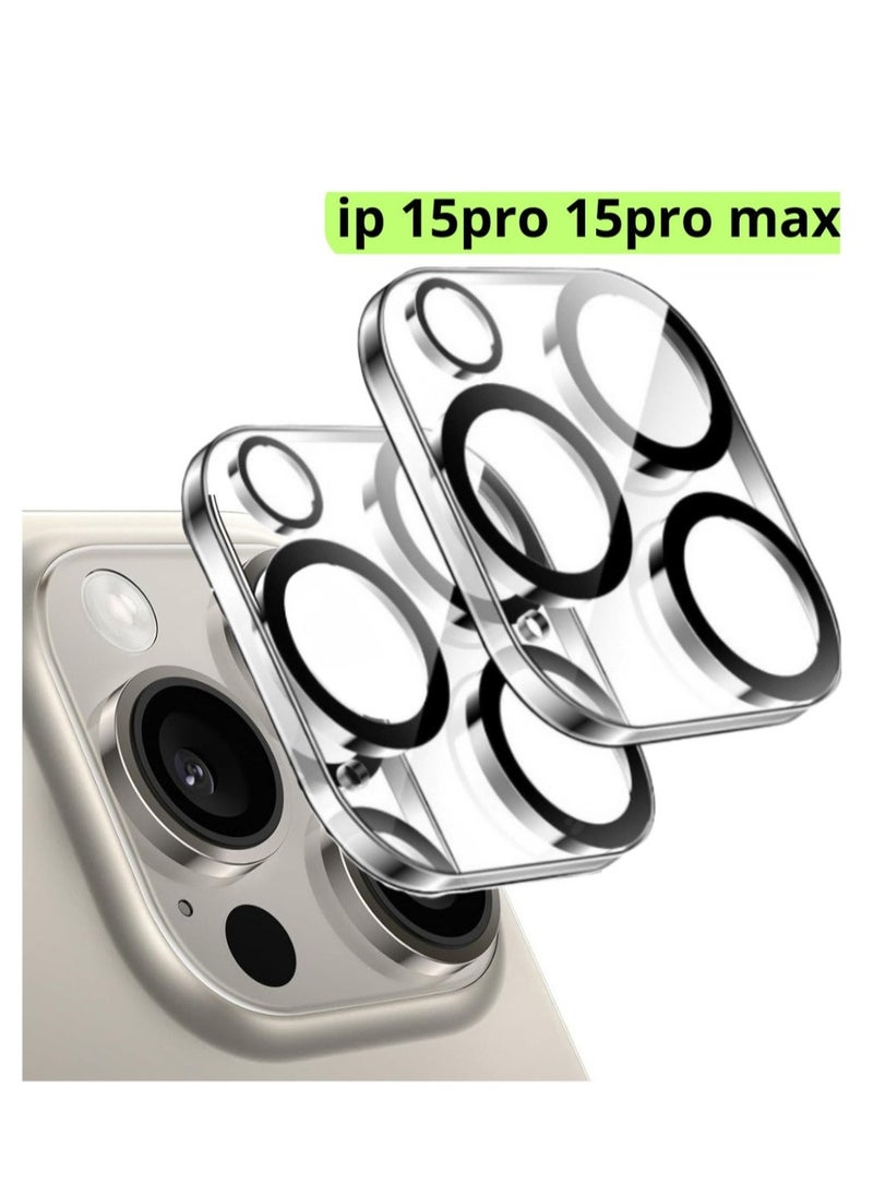 Lens for iPhone 15 Pro 6.1 inch and iPhone 15 Pro Max 6.7 inch, Tempered Glass Ring Case, Durometer 9 Full Cover, Matte Metal Plate, 1 Case (Black) - pzsku/Z2C86DA1D19C7AFEA16F2Z/45/_/1722075804/64481282-d7dd-4a1c-b8e0-b121fc2d5d95