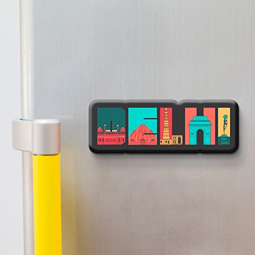 Nivaraprint NIVARA Indian State Souvenir Fridge Magnet Set of 1 (Delhi) - Image 2