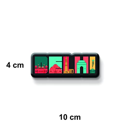 Nivaraprint NIVARA Indian State Souvenir Fridge Magnet Set of 1 (Delhi) - Image 3