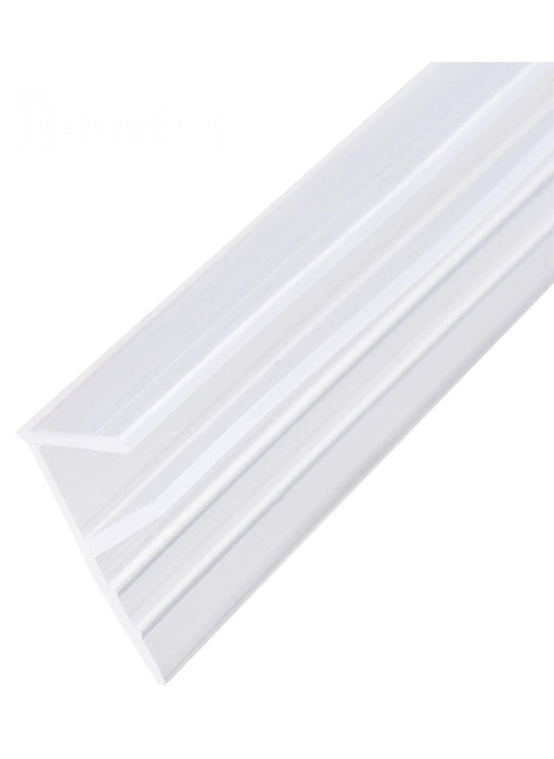 SYOSI Shower Screen Seal Rubber, Frameless Shower Door Seal Strip, Weather Stripping Seal Sweep for 6 mm Glass Bathroom Waterproof Silicone Strip Shower Room Balcony Windshield Strip (5m)  - Image 1
