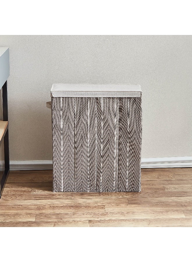 Home Box Ebase Collapsible Laundry Hamper With Lid 52 x 65 x 22 cm - Image 2